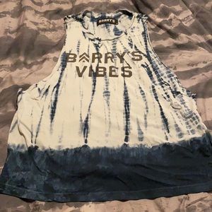 Barry’s Vibes Blue Tie Dye Tank Top